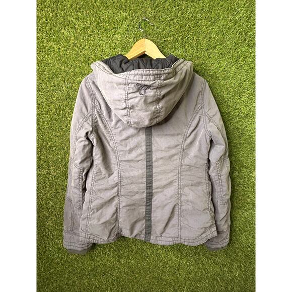 Aritzia TNA Platoon Military Utility Hooded Jacket Lightweight Cotton Blend Sz S - Picture 10 of 13